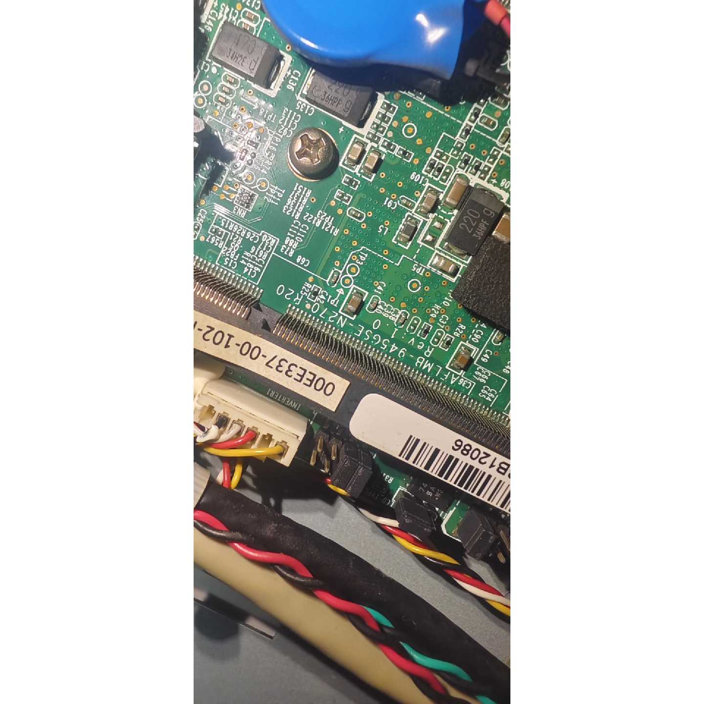 非标价威强双网卡工业工控机一体机主板AFLMBCVN2600修理