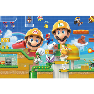 拼图超级马里奥兄弟1000/500/300片任天堂木质益智可定制创意礼物