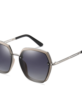 防紫外线多边形墨镜女