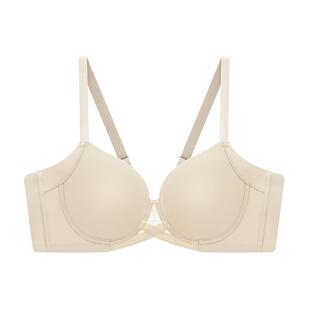 EMMAROSE大码无痕内衣女聚拢收副乳防下垂光面春夏款大胸显小文胸