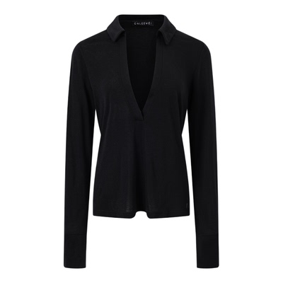 简约V领开衫扭花毛织上衣短裤