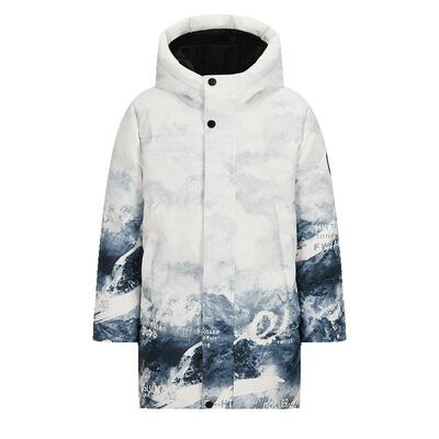 雪中飞kids童装男童羽绒服冬季新款中大童洋气女童中长儿童羽绒服