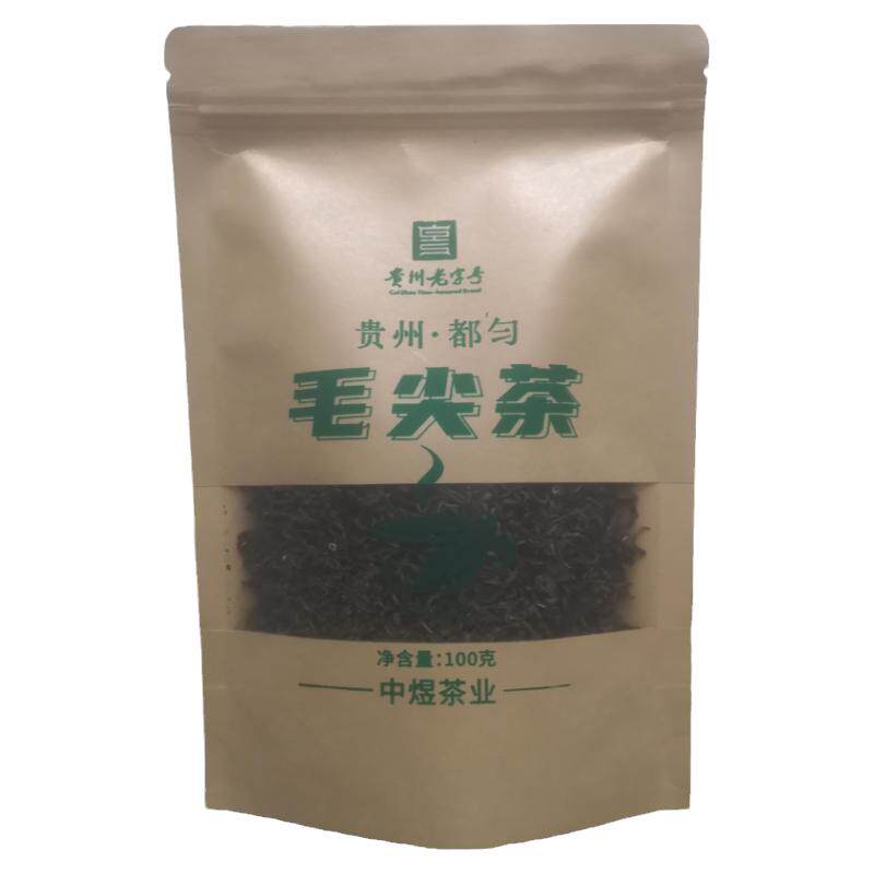贵州都匀毛尖茶100g袋装口粮茶