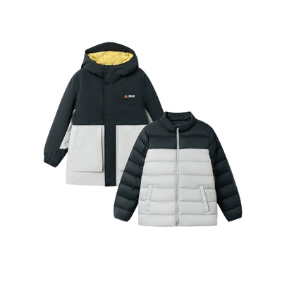 巴拉巴拉羽绒服男童两件套防护潮