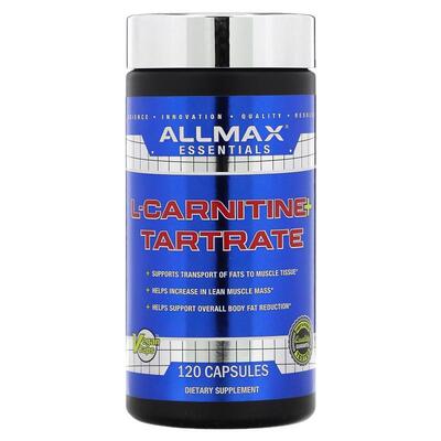 ALLMAX左旋肉碱+酒石酸盐+维生素B5胶囊运动健身锻炼肌肉生长