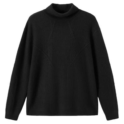 商场同款流石男装高领长袖羊毛衫