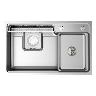 日丰集优水槽0涂层大单槽厨房洗菜盆304不锈钢洗碗槽家用台下水池