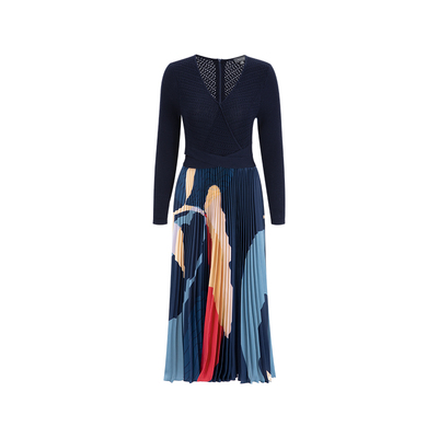 MARYLING印花针织连衣裙