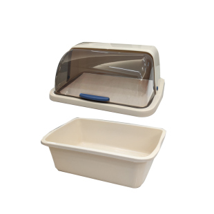 调味品收纳盒收纳架厨房家用防尘置物架多功能带盖柜子