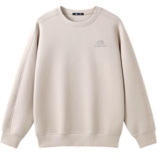 骆驼男装卫衣男款2025秋冬微阔加厚保暖圆领套头时尚潮流长袖T恤