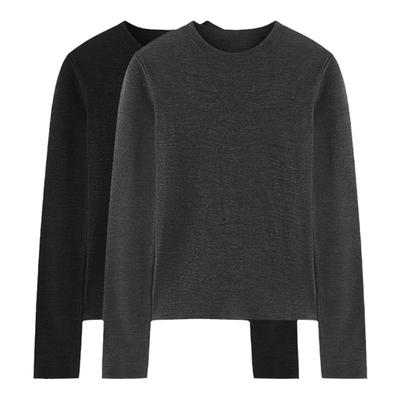 基础款软糯舒适100%羊毛打底T恤