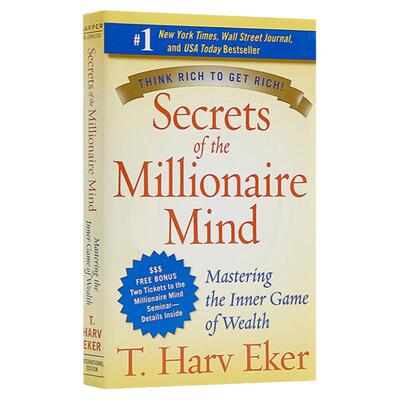 有钱人想的和你不一样 英文原版 Secrets of the Millionaire Mind资金管理 百万富翁的秘密 哈维艾克T.Harv Eker正版进口英语书籍