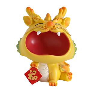 生肖龙摆件桌面小摆设家居饰品本命年礼物2024龙年吉祥物手办公仔