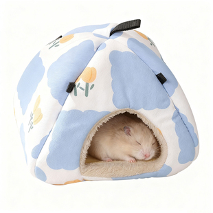 仓鼠棉窝蒙古包豚鼠龙猫松鼠刺猬金丝熊荷兰猪睡窝加绒保暖躲避屋