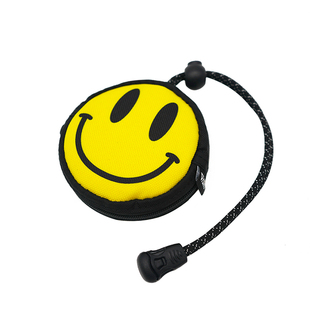 GAGA EQUIPMENT笑脸钥匙包零钱耳机包挂件汽车帆布便携抽拉设计