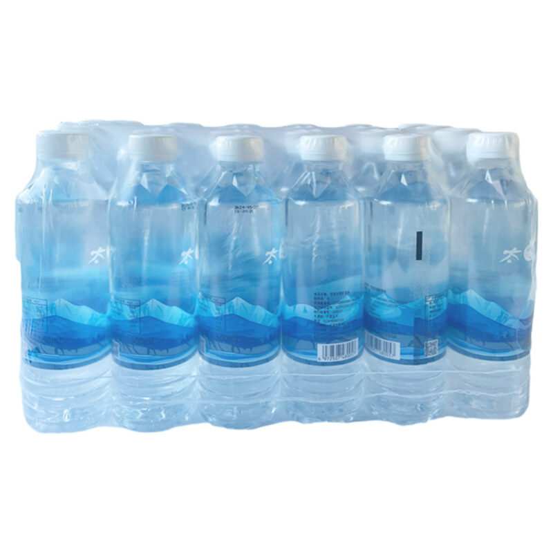 太白天然水偏硅酸矿泉水500ml24瓶箱源自地下岩层裂隙活泉PH8.0