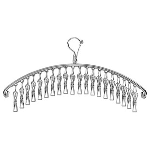 袜子晾晒架多夹子家用不锈钢防风凉内衣内裤晾学生宿舍晒袜子神器