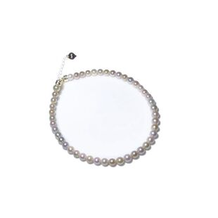 真多麻孤品3mm baby akoya全孔手作18k黄金迷你日本海水珍珠手链