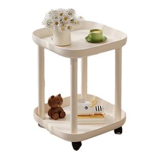 移动边几轻奢高级感客厅可移动茶几现代简约小推车床头置物架边柜