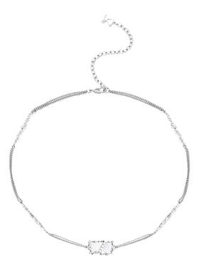 DINNDINNDESIGN镜面拼接项链