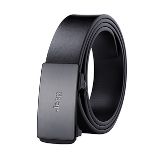 jeep吉普皮带男款真皮无牙内穿自动扣复古潮流休闲牛皮高档裤腰带