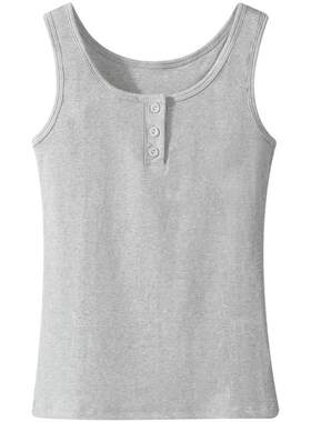 纯棉遮副乳修身显瘦背心女上衣