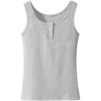 纯棉遮副乳修身显瘦背心女上衣