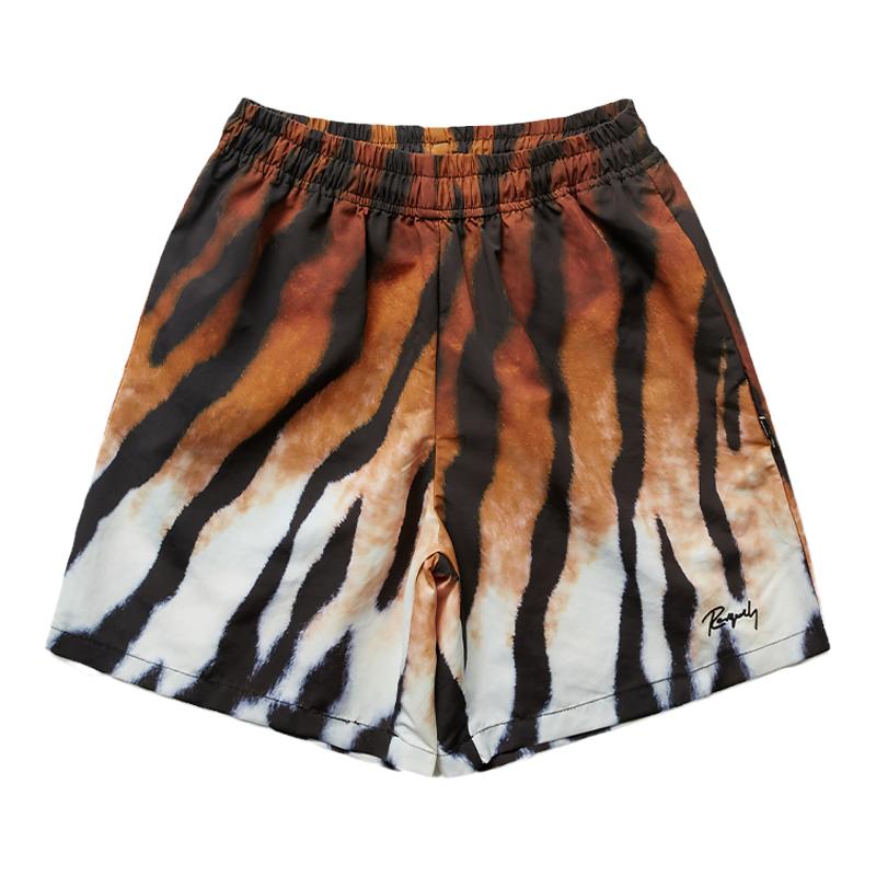Remedy美式动物纹尼龙休闲短裤男