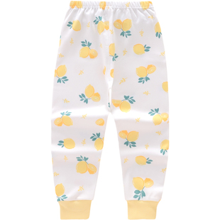 小青龙儿童纯棉秋裤男童女童秋冬季棉毛长裤单条宝宝纯棉保暖睡裤