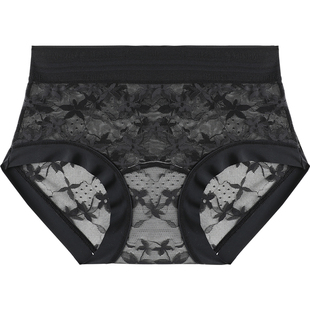 蕾丝内裤女士抗菌裆性感勾人中腰三角短裤镂空女裤2025新款夏薄款