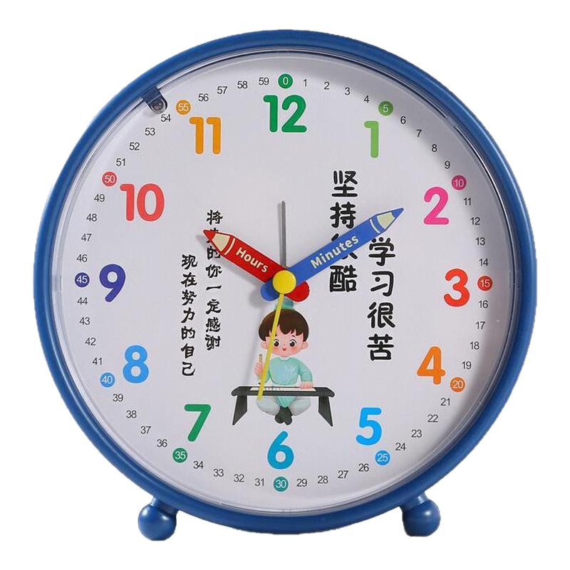 摆台式静音闹钟2025款学生专用起床神器儿童男女孩桌面创意时钟表