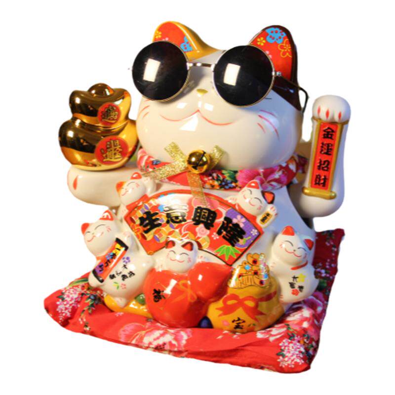 红宝石狐狸招财猫幸运猫开业前台
