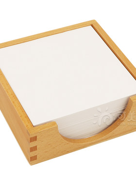 美特蒙氏语言教具14x14cm白纸
