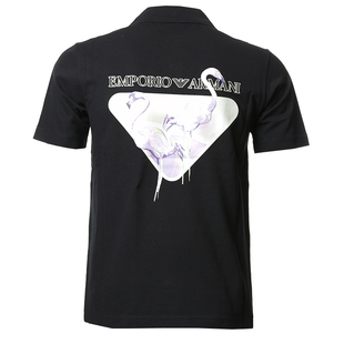 Armani/阿玛尼EA 男士火焰鸟时尚短袖POLO衫 EM001899 AF15548