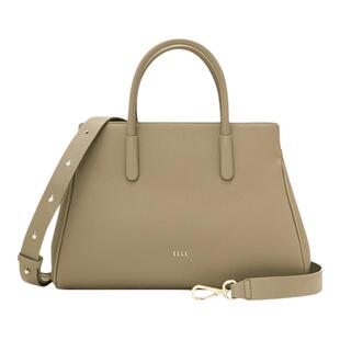 ELLE女包2025新款包包光影系列牛皮手提包单肩包通勤妈妈款斜挎包