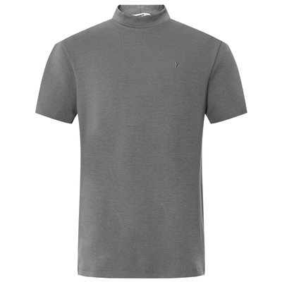 利郎官方莫代尔半高领短袖打底衫