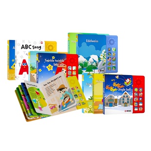 SSS经典英文儿歌发声书幼儿早教ABC有声书磨耳朵我会唱英语音乐书