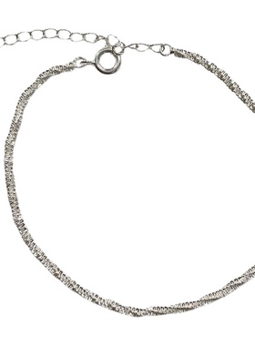 波光粼粼闺蜜纯银手链女生ins小众设计高级感手饰品情人节生日礼