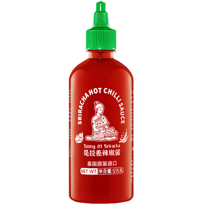 泰国原装进口水妈妈是拉差辣椒酱sriracha拉茶拉查泰式蘸酱515g