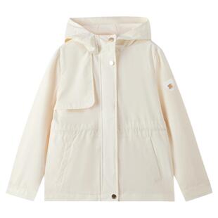 eland kids衣恋童装女童外套26年春新品轻户外休闲学院风连帽上衣