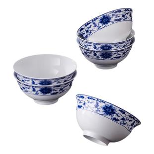 景德镇官方陶瓷无铅吃饭碗个人中式釉中彩青花餐具套装精致乔迁礼