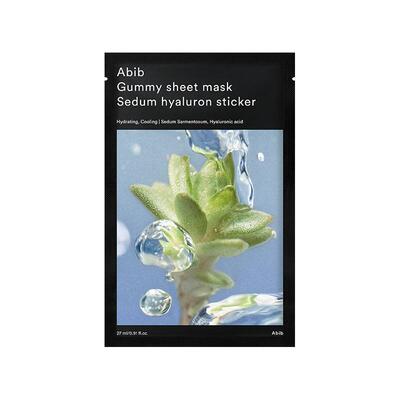 Abib阿彼芙口香糖水分草透明质酸面膜清凉深层补水镇定降温