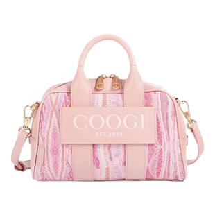 [祝绪丹同款]COOGI包包女手提包新款轻奢高级感单肩斜挎保龄球包