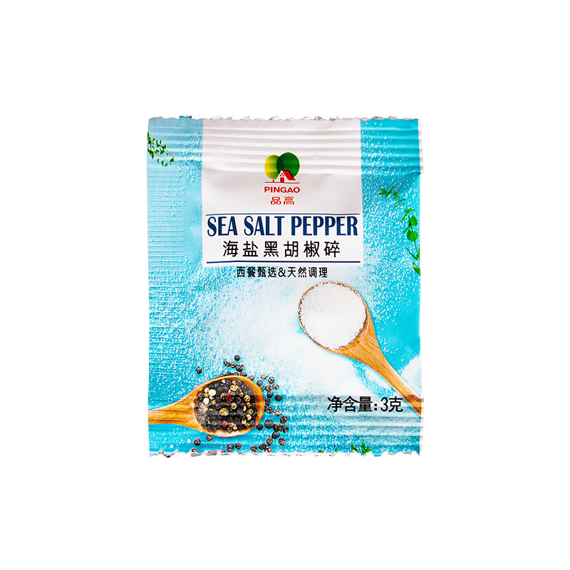 品高海盐黑胡椒碎3g*100包牛排用