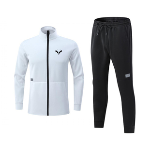 2025秋冬新款费德勒网球套装男士拉链纳达尔训练外套速干长裤定制