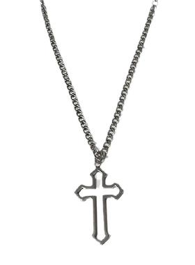 2025新款简约夏日十字架钛钢项链