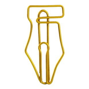 新款金钢笔头回形针曲别针卡通异形回形针造形回形针韩式别针10枚