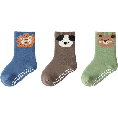 巴拉巴拉balaOne地板袜三双装萌