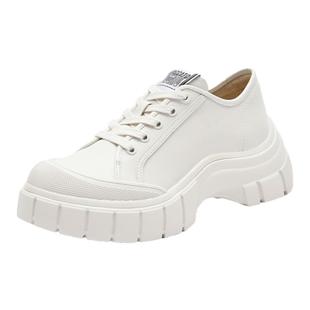 杨幂同款思加图新款奶油琴键鞋复古饼干鞋小白鞋ESE11AM5