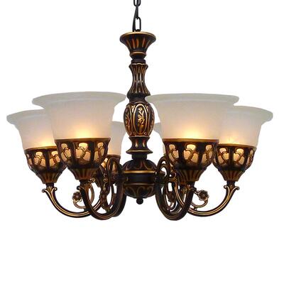 欧美式铁艺客厅卧室复古餐厅吊灯